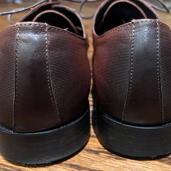 Vintage Foundry Cordovan/Ox Blood/Black Ombre Oxford Dress Shoes 13 - Picture 2 of 8